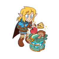 Image 1 of Link TotK Sticker