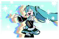 Image 1 of Miku Mini Print