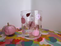 Image 2 of light pink & rose gold glass mug 