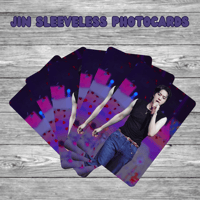 Image 3 of Sleeveless Jin Photocards - Double-Sided Cards