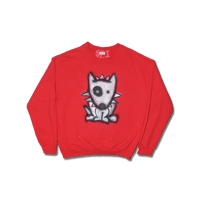 Image 3 of Bull Terrier Sweatshirt (Red)