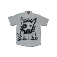 Image 3 of Bull Terrier Button-up (White)