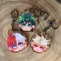 Image 1 of Pixel Hero Aca Keychains
