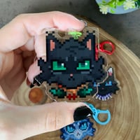 Image 4 of Pixel Cat Keychains