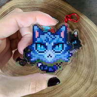 Image 3 of Pixel Cat Keychains