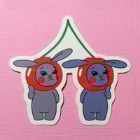 Cherry Bunnies Sticker