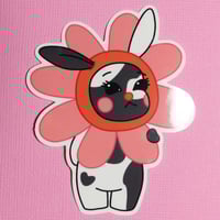 Flower Bunny Sticker