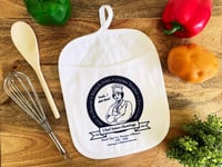 Image 1 of Humorous Black History Pot Holder - Chef James Hemings