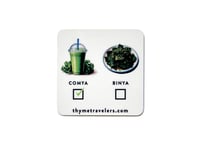 Image 1 of Funny Southern Food Magnet - Gift for Magnet Collector - Kale vs Collards
