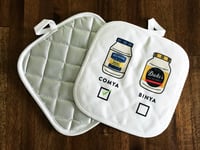 Image 1 of Humorous South Carolina Lowcountry Pot Holder - Mayo - Southern Food