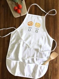 Image 2 of Southern Kitchen Apron - Funny Housewarming Gift - Bagels vs Biscuits