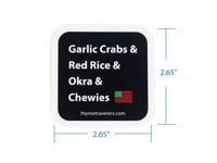 Image 3 of Soul Food Sticker - Funny Waterproof Decal