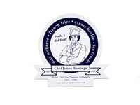 Image 3 of Funny Black History Waterproof Decal - Chef James Hemings
