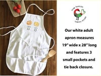 Image 3 of Southern Kitchen Apron - Funny Housewarming Gift - Bagels vs Biscuits
