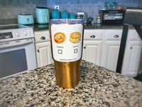Image 5 of Funny South Carolina Lowcountry Waterproof Decal - Bagels vs Biscuits - Southern Foods