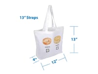 Image 5 of Fun Farmer's Market Tote Bag - Reusable Grocery