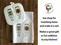 Image 5 of Witty Kitchen Towel - Great Hostess Gift - Southern Food Tea Towel