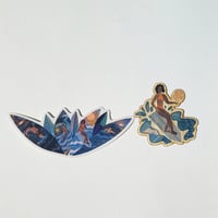 Image 1 of Surfing Stickers Set