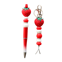 Novelty Pens / Keychains - Straw of the Berry
