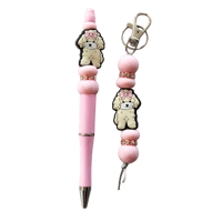 Image 1 of Novelty Pens / Keychains - Doodle girl