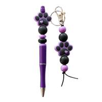 Image 1 of Novelty Pens / Keychains - Purple Paw