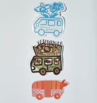 Image 1 of Kei Delivery Trucks Stickers Set