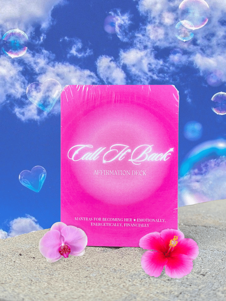 Image of Call It Back Affirmation Deck: Positive Self Talk & Mindset Shift Deck
