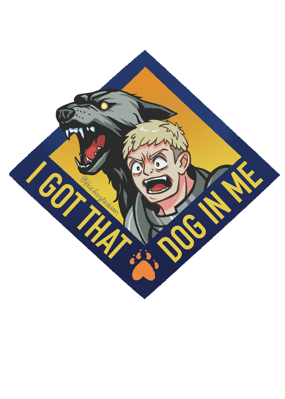 Image of Laios Got That Dog In Me Sticker