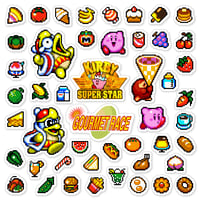 Image 1 of Kirby Super Star: Gourmet Race Sticker Set (48 Pieces)