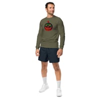 Image 4 of Long Sleeve Tee (Adult M/F) - Jack O Lantern Retro Orange Glow