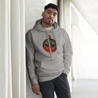 Image 19 of Long Sleeve Hoodie (Adult M/F) - Jack O Lantern Retro Orange Glow
