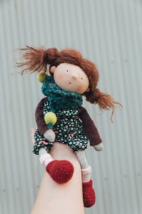 Image 1 of Marnie - Wool Filled Sculpted Sock Waldorf Inspired Doll
