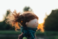 Image 5 of Marnie - Wool Filled Sculpted Sock Waldorf Inspired Doll
