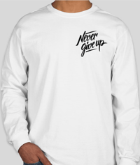 Image 2 of Never Give Up/Aloha Always Long Sleeve (PREORDER ONLY)