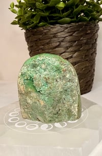 Image 4 of GREEN SMITHSONITE SEMI POLISHED FREE FORM  