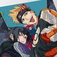 Image 3 of Naruto x Sasuke Illustration Print