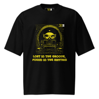 Lost in the groove - Oversized T-shirt (Black)