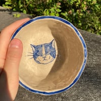 Image 5 of Sleeping Cats Ceramic Bowl- Reduced Price