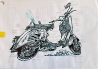 VESPA tee shirt design