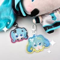 Image 1 of [RETIRING] Project SEKAI | Teams + Movie Miku | Acrylic Keychain