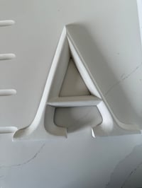 Image 1 of Painted Wooden Letter A 