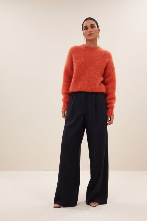 Image of 1-Jersey sonny pullover | chili red