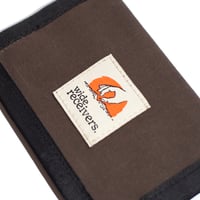 Image 3 of The Ebeneezer Wallet (Dark Choc/Orange/Bongos)