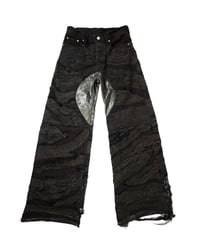 Image 2 of Centipede Leather Black Denim