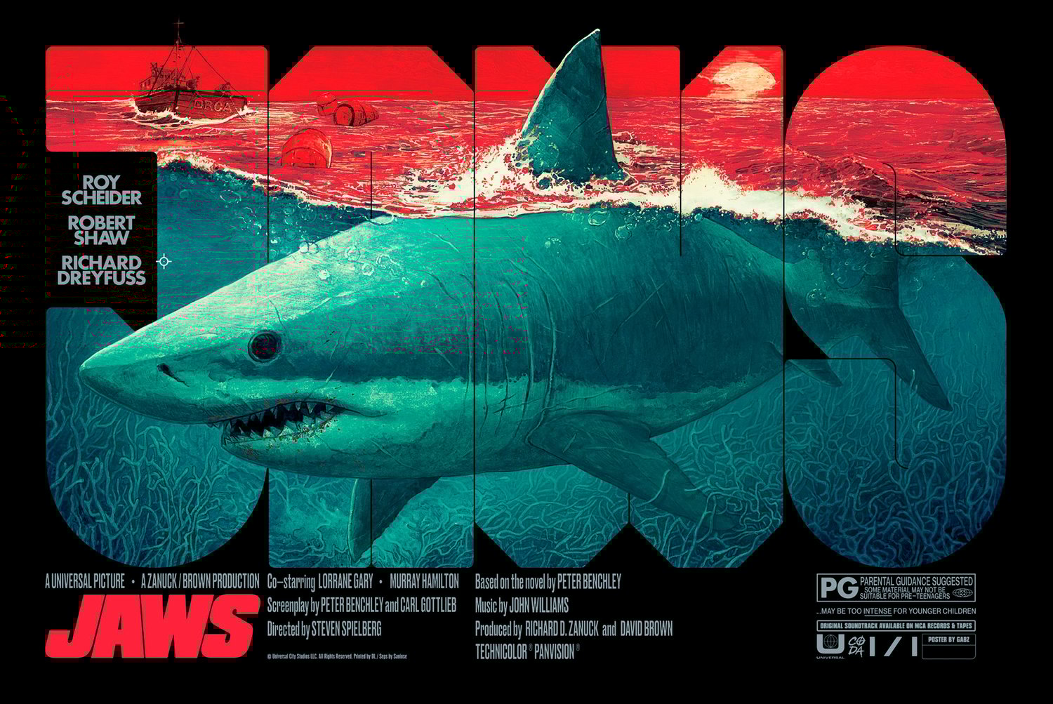 Image of Jaws Red Foil Variant
