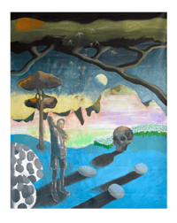 Image 1 of "Harvest Moon" - Original painting