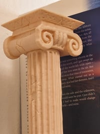 Image 1 of 🏛 Greek Column Bookend with Hidden Compartment – Stylish Storage Meets Classical Elegance!