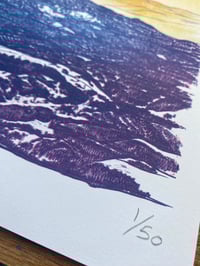 Image 3 of Mt Yotei  risograph print