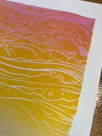 Image 4 of Mt Yotei  risograph print