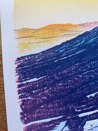 Image 5 of Mt Yotei  risograph print